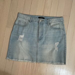 Denim Mini Skirt